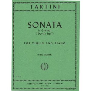 Tartini Giuseppe Sonata in g minor Devil's Trill Violin and Piano. by Fritz Kreisler International